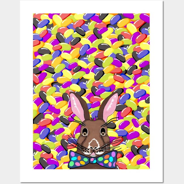 EASTER  Bunny Jelly Beans Wall Art by SartorisArt1